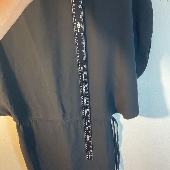 Balenciaga ladies dress black small blouson capsule minimalist couture bergdorf - Picture 9 of 13